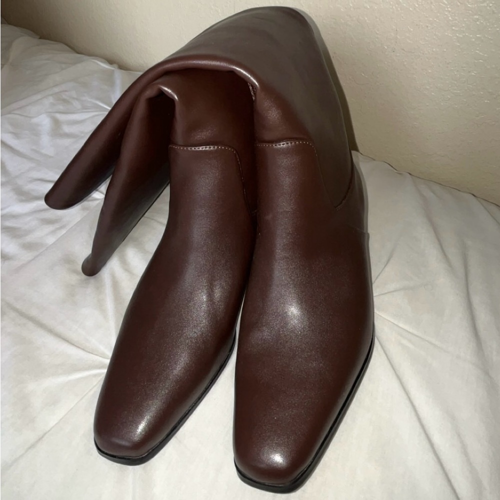 NWOT Target Universal Thread Calf-High Chocolate … - image 2